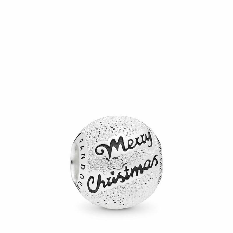 Pandora Merry Christmas Charm Ireland - Sterling Silver/Enamel/Black - 071824BFU